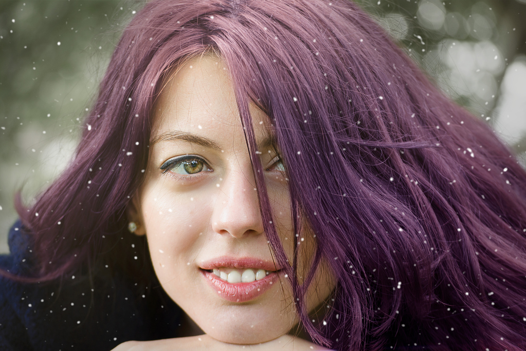 cheveux-violets-femme